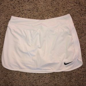 Nike White Tennis Skirt